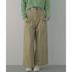 「saloon」 パンツ S カーキ レディース