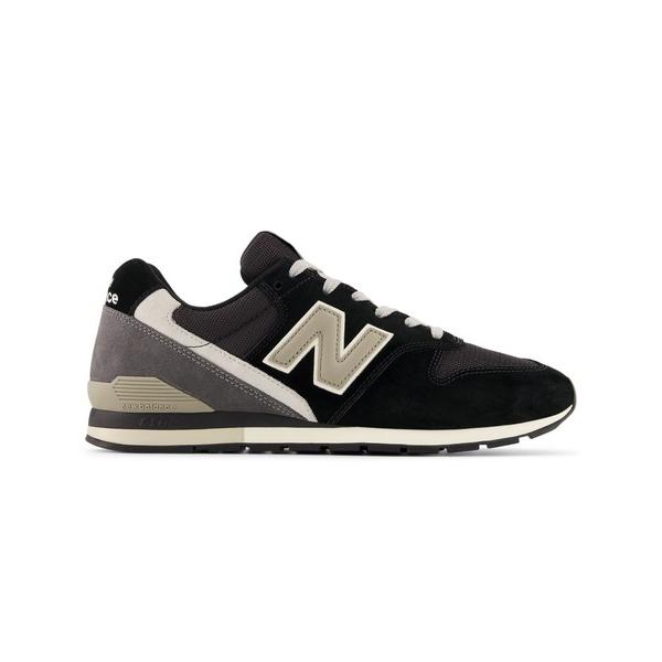 「New Balance」 ローカットスニーカー 24.5cm ブラック レディース