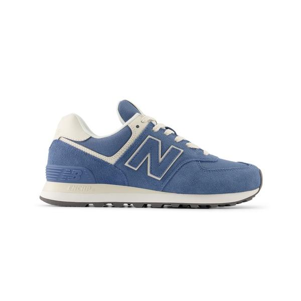 「New Balance」 ローカットスニーカー 24.5cm ネイビー レディース