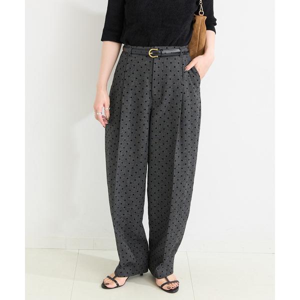 「B.C STOCK」 スラックス MEDIUM チャコールグレー レディース