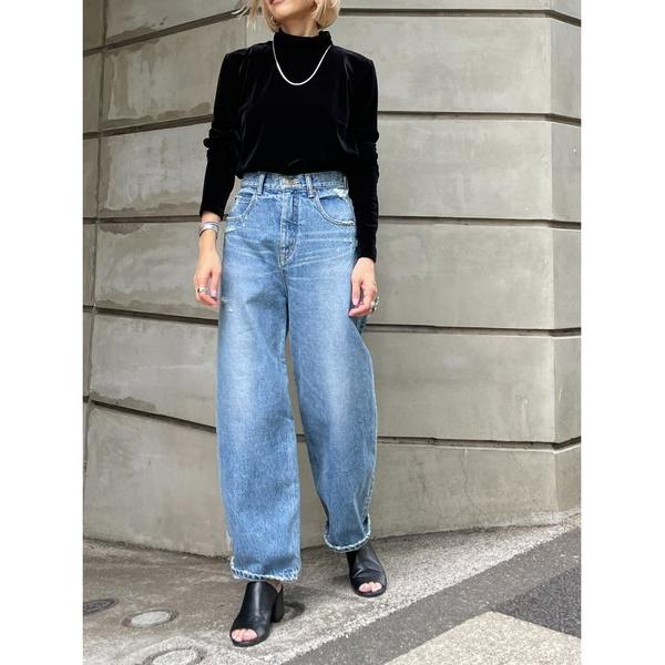 「BLACK BY MOUSSY」 デニムパンツ 26inch ブルー レディース