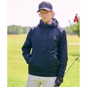 ブルゾン アウター 「撥水」ナイロンストレッチ プルオーバー メンズ