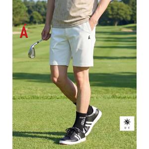 ハーフパンツ パンツ 短パン UVストレッチハーフパンツ メンズ