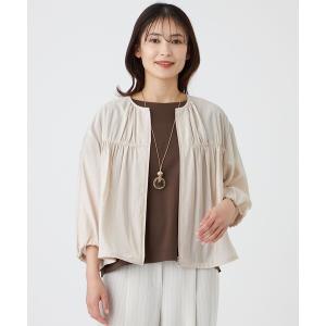 ブルゾン アウター 「ウォッシャブル」ブライトワッシャーブルゾン レディース