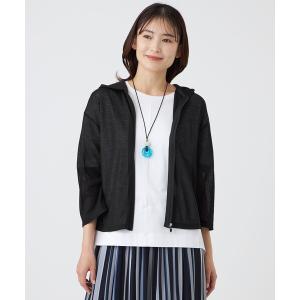 パーカー 冷感 「ウォッシャブル・接触冷感・抗菌防臭・防しわ(着用じわ)」リバーフライスパーカー レディース