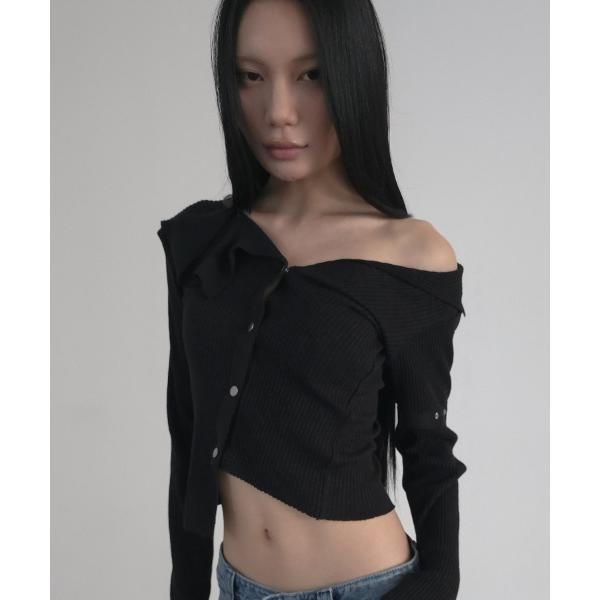 カーディガン DOGMA EHKS/ドグマエークス/SQUARE KNIT NECK CARDIGA...