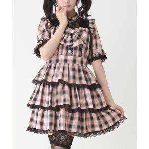 ワンピース フリルティアードハートアイドルワンピース