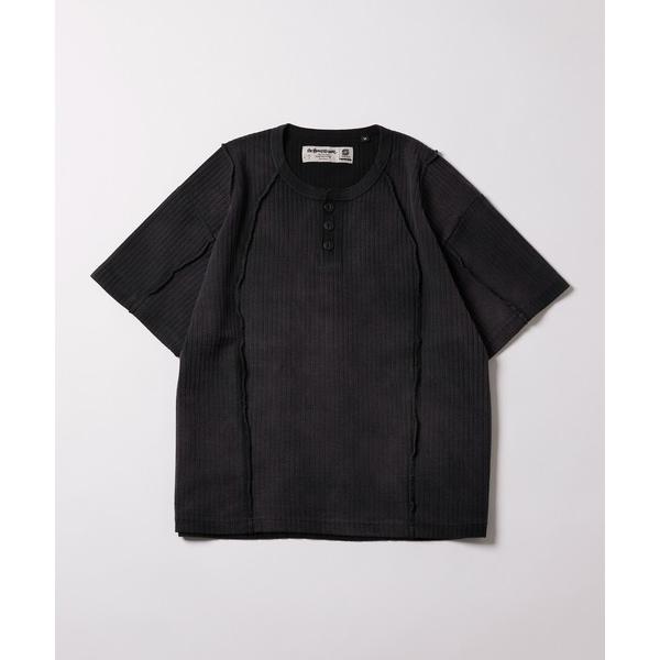 tシャツ Sourcream針抜きヘンリースイッチングS/STEE レディース メンズ