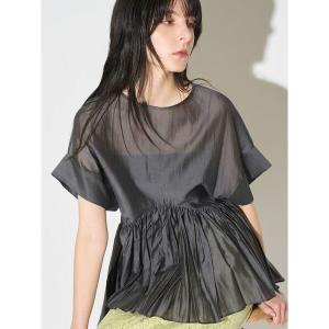 ブラウス シャツ ROLL UP PEPLUM BL レディース