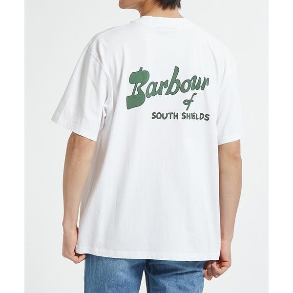 tシャツ 「Barbour」barbour crossby archive logo os t-sh...