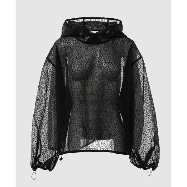 BLOUSE WITH HOOD AND DRAWSTRINGS レディース