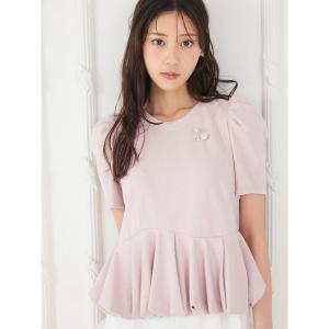 tシャツ 「洗える」「WEB・一部店舗限定カラー」バルーンヘムアシンメトリーポンチトップス レディース