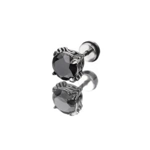 アレルギー対応 ピアス SBG 一粒ストーン スタッドピアス 片耳 メンズ レディース｜ZOZOTOWN Yahoo!店