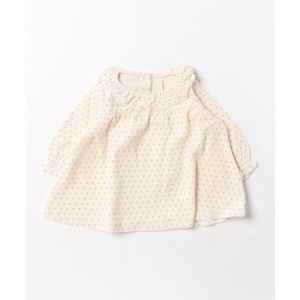 ベビー 「Velour Baby Dress || Polka Dot」