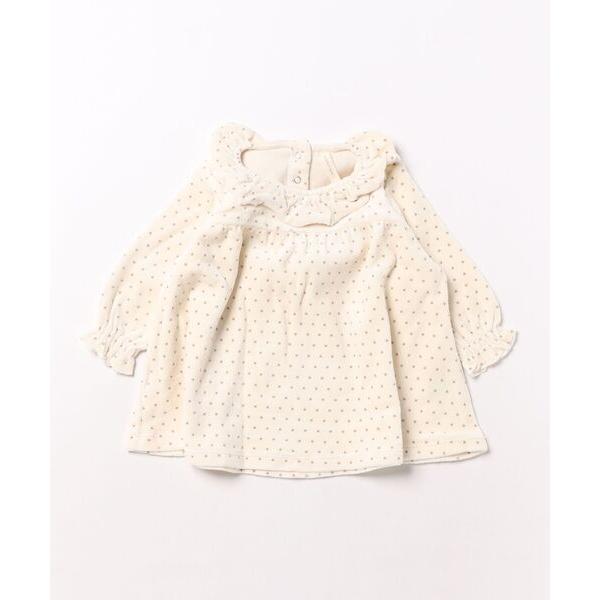 ベビー /Velour Baby Dress || Polka Dot/