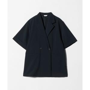 ジャケット テーラードジャケット ダブルブレスト ショートスリーブ シャツジャケット ‐セットアップ対応・ウォッシャブル‐ 「A DAY IN THE LIFE」