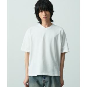 uvカット tシャツ 「CIYOT」ハイゲージコットンレギュラーフィット Vネック Tシャツ 「接触冷感」 メンズ レディース