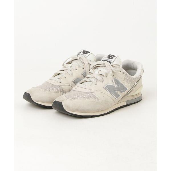 「New Balance」 ローカットスニーカー 24.5cm ベージュ レディース