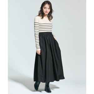 「coca（coca）」 ドッキングワンピース L ブラック レディース