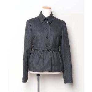 「miu miu」 ジャケット 40 グレー レディース