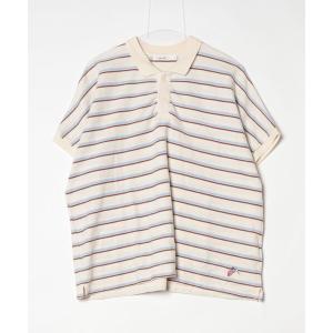 「niko and...」 半袖ポロシャツ LARGE パープル レディース