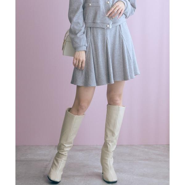 「marun」 キュロット 3L グレー レディース