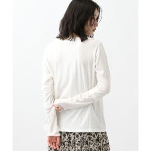 「studio CLIP」 長袖カットソー FREE オフホワイト レディース