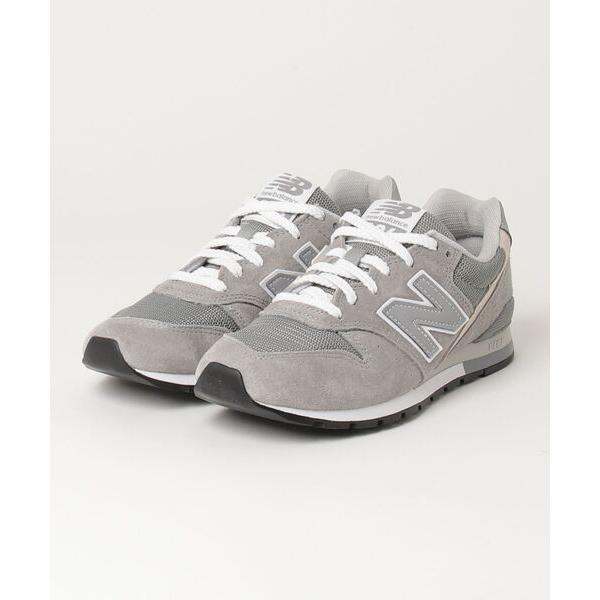 「New Balance」 ローカットスニーカー 23.5cm グレー レディース