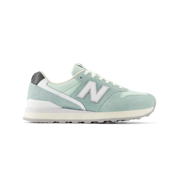 「New Balance」 ローカットスニーカー 23.5cm ライトグリーン レディース