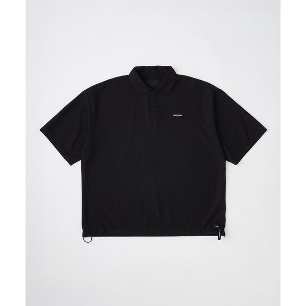 ポロシャツ ポロ ADAMPATEK/ripple looose polo shirt/リップルルー...