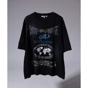 tシャツ JUNGLE STORM 加工グラフィックロゴTシャツ 半袖 メンズ レディース