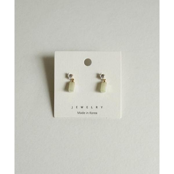 ピアス カラードロップピアス レディース