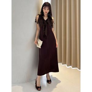 ワンピース ヘムレースフリルカラーワンピース｜ZOZOTOWN Yahoo!店
