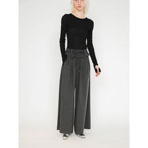 ワイドパンツ パンツ Inside Out Waist Wide Pants/インサイドアウトウエスト ワイドパンツ レディース