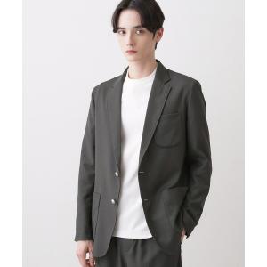 ジャケット テーラードジャケット 「セットアップ可」ウール混シングルジャケット メンズ