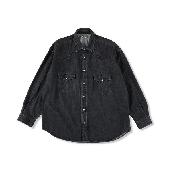 シャツ 「is-ness」WESTERN SHIRTS Enzyme Wash メンズ