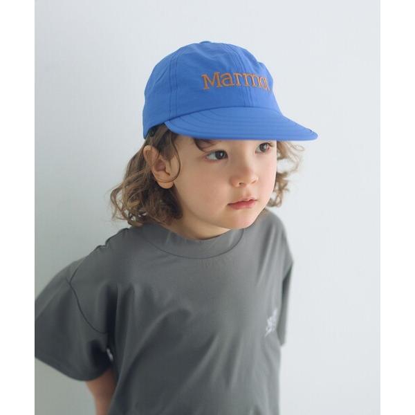 キャップ 帽子 「別注」「Marmot」ロングビル キャップ キッズ 子供 男の子 女の子