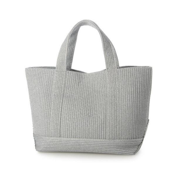 トートバッグ カシュカシュ cachecache / リブニット2wayベーシックトートM レディー...