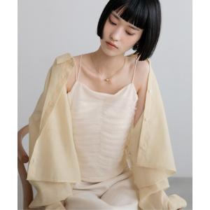 キャミソール ドットチュールカップキャミ 638396