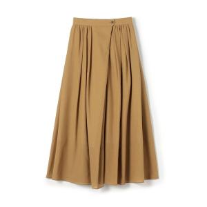パンツ クリスピーシアーボイル フレアキュロットパンツ レディース