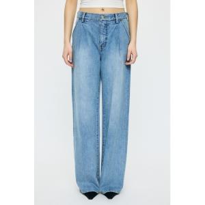 MOUSSY（マウジー） ワイドパンツ ジーンズ デニム デニムパンツ TUCK