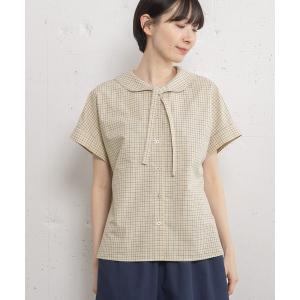 ブラウス シャツ タイカラーセーラーブラウス レディース