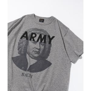 tシャツ Alpha Industries/アルファ インダストリーズ 別注 ARMY バッハ プリントTシャツ メンズ