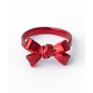 指輪 リング プチリボンピンキー/26SS/レディース メンズ レディース