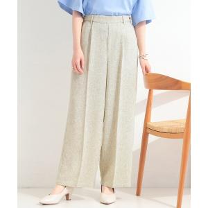 サマーツイード風ワイドパンツ