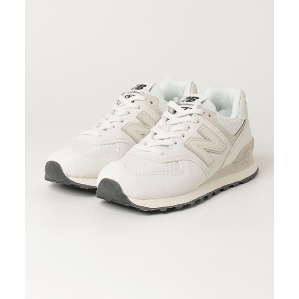 「New Balance」 ローカットスニーカー 24cm オフホワイト レディース