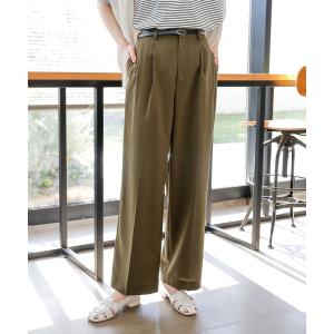 「GLOBAL WORK」 パンツ M グリーン レディース
