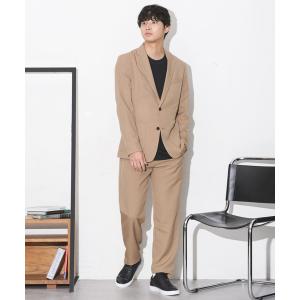 「NANO universe」 セットアップ S ベージュ メンズ