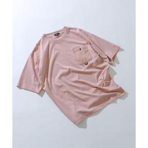tシャツ チェストポケットキリカエクルーネックTシャツ メンズ