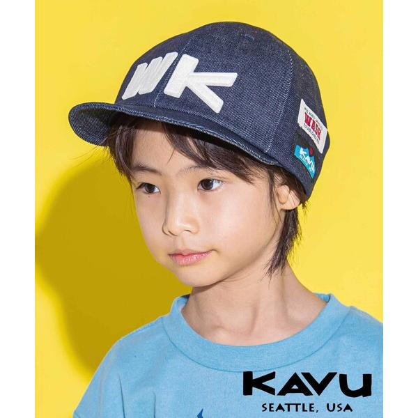 帽子 ハット 「日本製」「KAVU」クラフトデザインキャップ(53~56cm) キッズ 子供 男の子